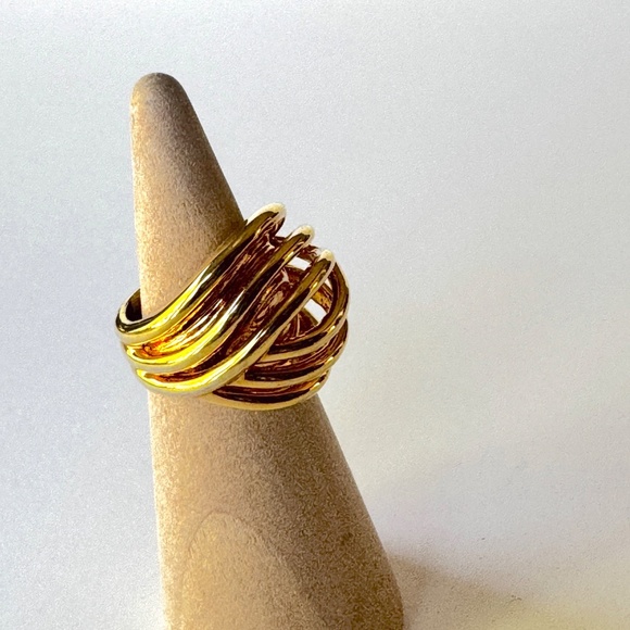 Woven Knot Ring Size 5 Women's Jewelry Vintage - Picture 9 of 9